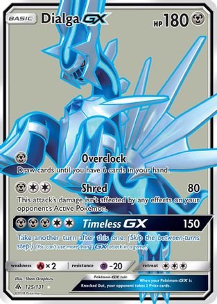 Dialga GX (Full Art) 125/131 - SM  Forbidden Light Holofoil - Poke-Collect