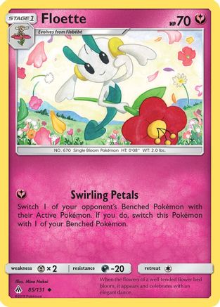 Floette 85/131 - SM  Forbidden Light Reverse Holofoil - Poke-Collect