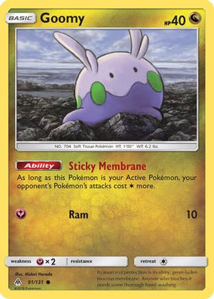 Goomy (91) 91/131 - SM  Forbidden Light Reverse Holofoil - Poke-Collect