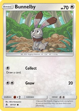 Bunnelby 97/131 - SM  Forbidden Light Reverse Holofoil - Poke-Collect