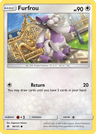 Furfrou 99/131 - SM  Forbidden Light Reverse Holofoil - Poke-Collect