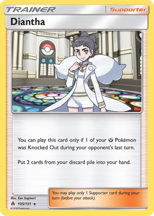 Diantha 105/131 - SM  Forbidden Light Reverse Holofoil - Poke-Collect