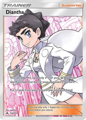 Diantha (Full Art) 130/131 - SM  Forbidden Light Holofoil - Poke-Collect