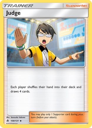 Judge 108/131 - SM  Forbidden Light Reverse Holofoil - Poke-Collect