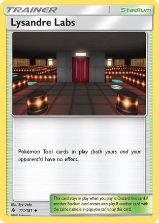 Lysandre Labs 111/131 - SM  Forbidden Light Reverse Holofoil - Poke-Collect