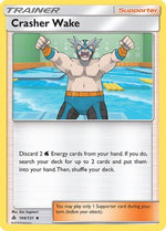 Crasher Wake 104/131 - SM  Forbidden Light Reverse Holofoil - Poke-Collect