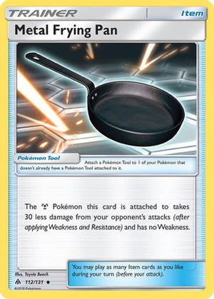 Metal Frying Pan 112/131 - SM  Forbidden Light Reverse Holofoil - Poke-Collect