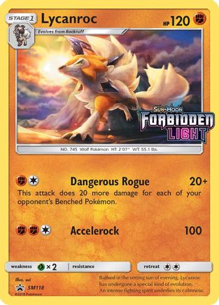 Lycanroc - SM118 (Prerelease) SM118/248 - SM Promos Holofoil - Poke-Collect