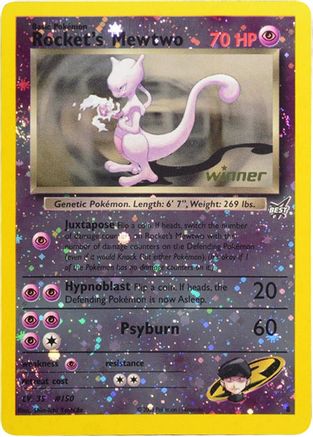 Rocket's Mewtwo - 8 [Winner] 8/9 - Best of Promos Reverse Holofoil - Poke-Collect