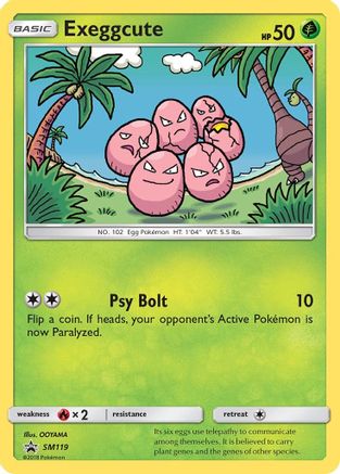 Exeggcute - SM119 SM119/248 - SM Promos Holofoil - Poke-Collect
