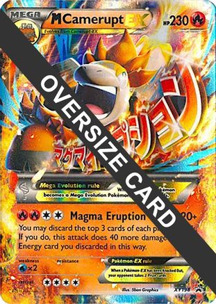 M Camerupt EX - XY198 XY198 - Jumbo Cards Holofoil - Poke-Collect