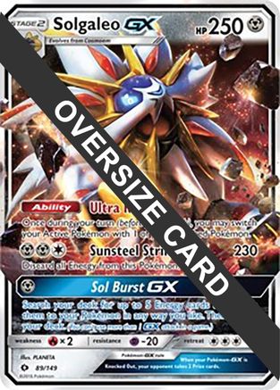 Solgaleo GX - 89/149 89 - Jumbo Cards Holofoil - Poke-Collect