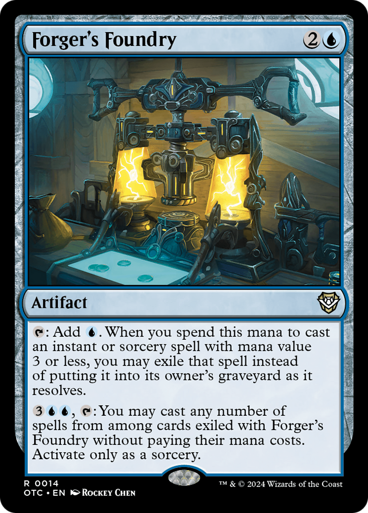 Forger's Foundry (OTC-014) - Outlaws of Thunder Junction Commander - Poke-Collect