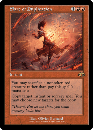 Flare of Duplication (Retro Frame) (MH3-416) - Modern Horizons 3 - Poke-Collect
