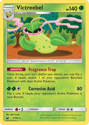 Victreebel 3/168 - Celestial Storm Reverse Holofoil - Poke-Collect