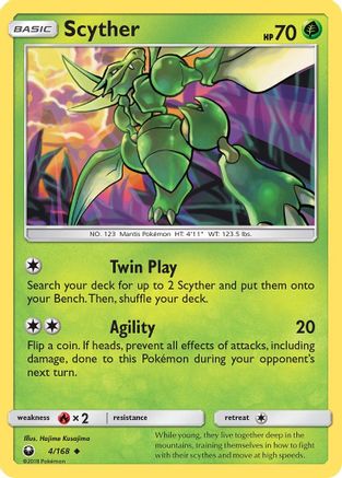 Scyther 4/168 - SM  Celestial Storm - Poke-Collect
