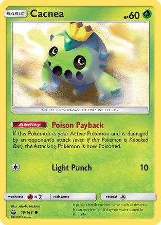 Cacnea 19/168 - SM  Celestial Storm - Poke-Collect