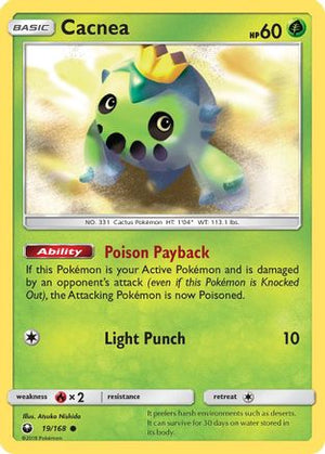 Cacnea 19/168 - SM  Celestial Storm - Poke-Collect