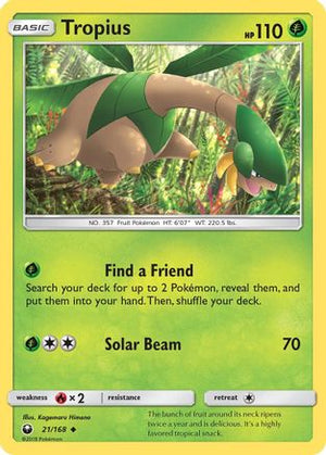 Tropius 21/168 - Celestial Storm Reverse Holofoil - Poke-Collect