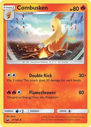 Combusken 27/168 - SM  Celestial Storm - Poke-Collect