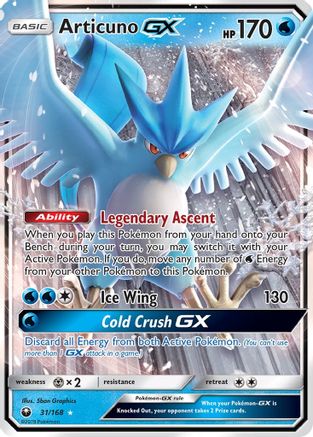 Articuno GX 31/168 - SM  Celestial Storm Holofoil - Poke-Collect