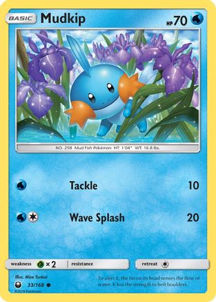 Mudkip (33) 33/168 - SM  Celestial Storm Reverse Holofoil - Poke-Collect