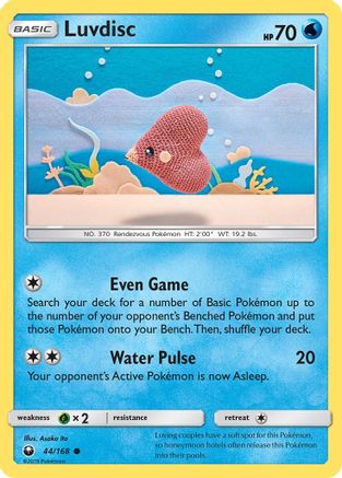 Luvdisc 44/168 - SM  Celestial Storm Reverse Holofoil - Poke-Collect
