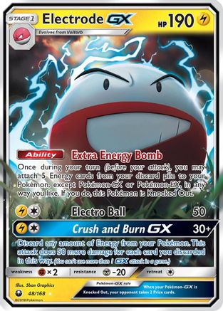 Electrode GX 48/168 - SM  Celestial Storm Holofoil - Poke-Collect