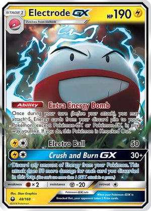 Electrode GX 48/168 - SM  Celestial Storm Holofoil - Poke-Collect