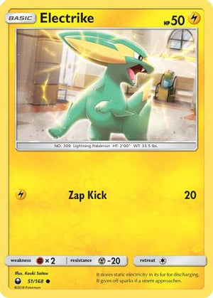 Electrike 51/168 - SM  Celestial Storm Reverse Holofoil - Poke-Collect
