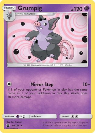 Grumpig 60/168 - SM  Celestial Storm - Poke-Collect