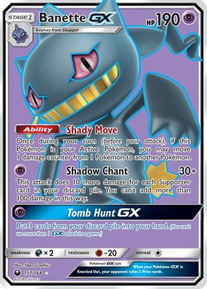 Banette GX (Full Art) 157/168 - SM  Celestial Storm Holofoil - Poke-Collect