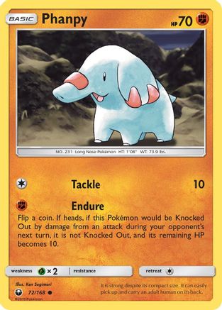 Phanpy 72/168 - SM  Celestial Storm - Poke-Collect