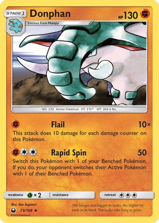 Donphan 73/168 - SM  Celestial Storm - Poke-Collect