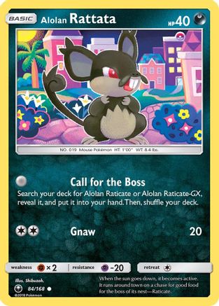 Alolan Rattata 84/168 - SM  Celestial Storm - Poke-Collect
