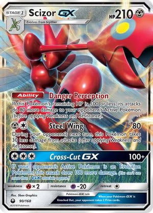 Scizor GX 90/168 - SM  Celestial Storm Holofoil - Poke-Collect