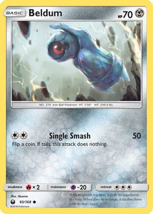 Beldum (93) 93/168 - SM  Celestial Storm Reverse Holofoil - Poke-Collect