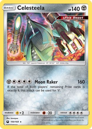 Celesteela 100/168 - SM  Celestial Storm Reverse Holofoil - Poke-Collect