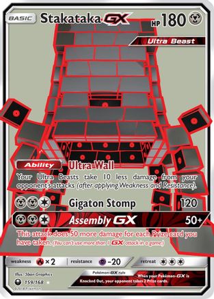 Stakataka-GX 159/168 - Celestial Storm Holofoil - Poke-Collect