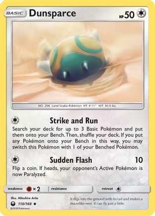 Dunsparce 110/168 - SM  Celestial Storm Reverse Holofoil - Poke-Collect