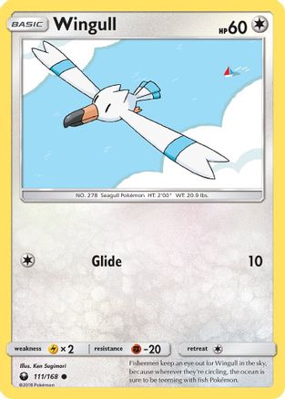 Wingull 111/168 - Celestial Storm Reverse Holofoil - Poke-Collect