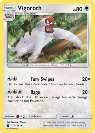 Vigoroth 114/168 - Celestial Storm - Poke-Collect