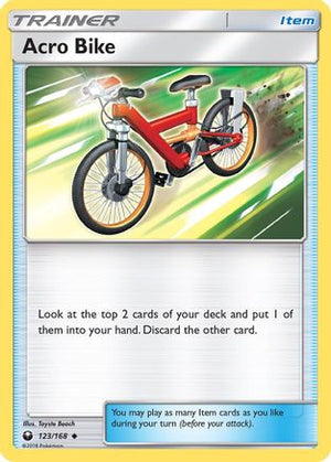 Acro Bike 123/168 - SM  Celestial Storm Reverse Holofoil - Poke-Collect