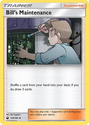 Bill's Maintenance 126/168 - SM  Celestial Storm Reverse Holofoil - Poke-Collect