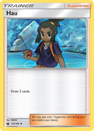 Hau 132/168 - SM  Celestial Storm Reverse Holofoil - Poke-Collect