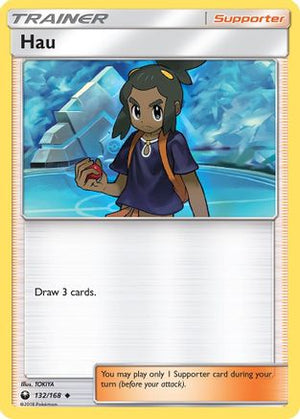 Hau 132/168 - SM  Celestial Storm Reverse Holofoil - Poke-Collect