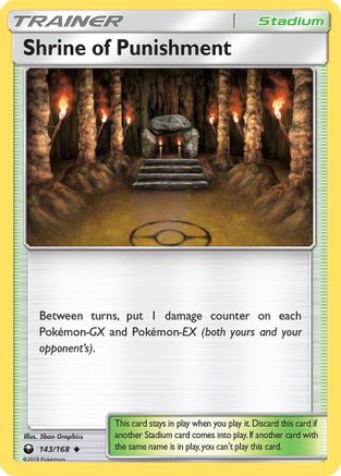 Shrine of Punishment 143/168 - SM  Celestial Storm Reverse Holofoil - Poke-Collect