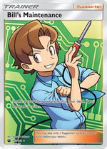 Bill's Maintenance (Full Art) 162/168 - SM  Celestial Storm Holofoil - Poke-Collect