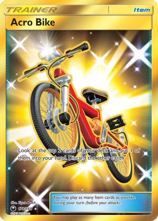 Acro Bike (Secret) 178/168 - SM  Celestial Storm Holofoil - Poke-Collect