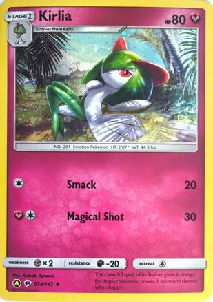 Kirlia - 92a/147 92a/147 - Alternate Art Promos Holofoil - Poke-Collect
